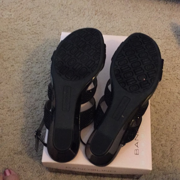 Black sparkly sandals - Picture 4 of 4